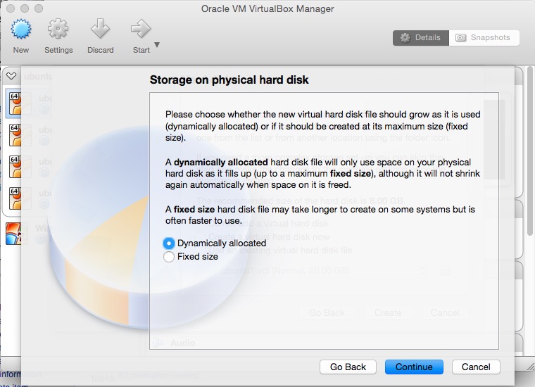 Step 5 of creating the first VM