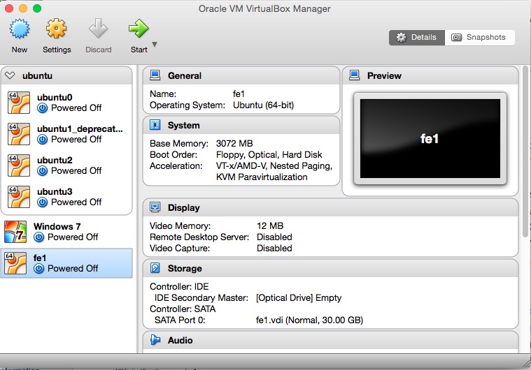 Step 7 of creating the first VM