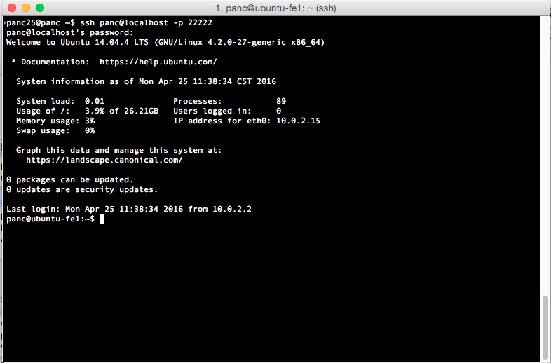Configure VirtualBox NAT port forwarding step 4